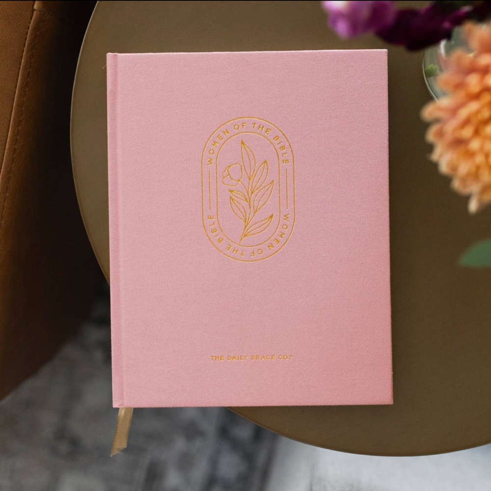 "Women of the Bible" Hardcover Coffee Table Book – Pink